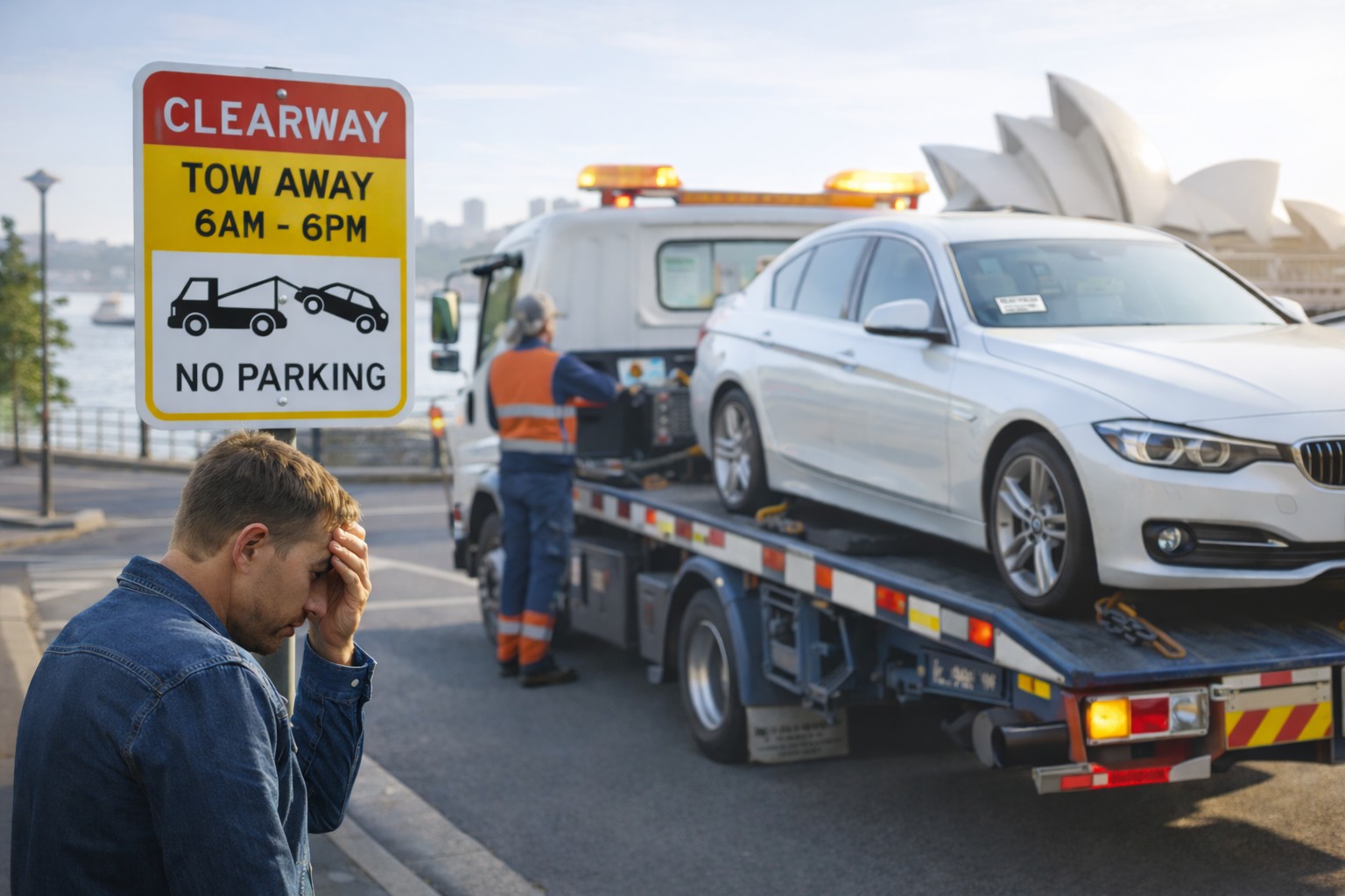 A car towed away — what Angelift helps you avoid